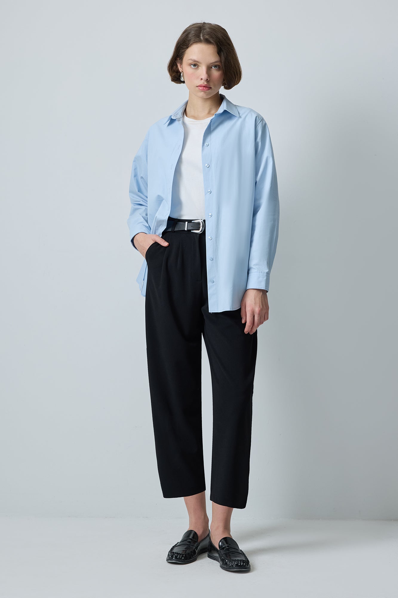 DOUBLE PLEATED TROUSERS