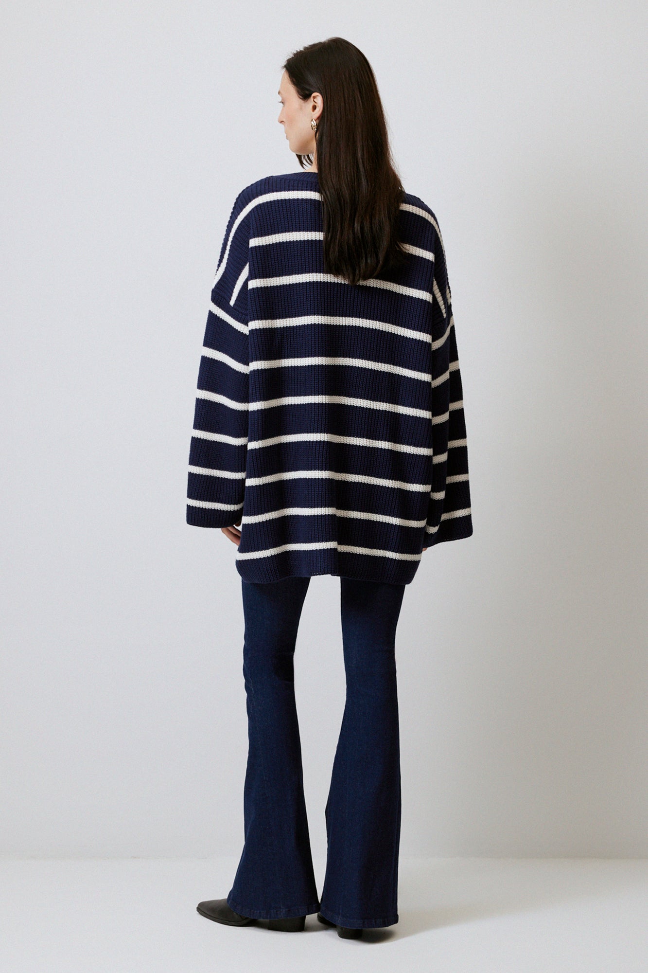 STRIPED OVERSIZE  KNIT TUNIC