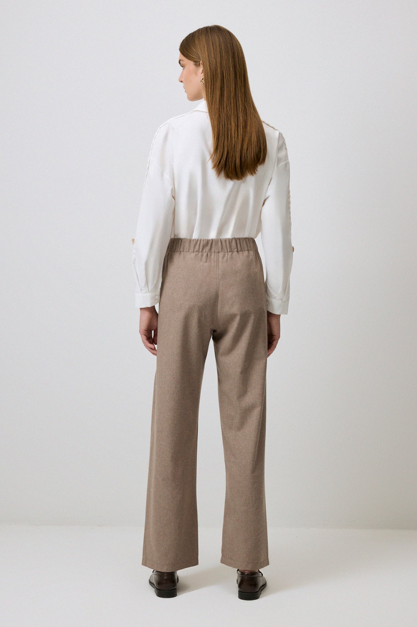 LACED RELAX FIT TROUSERS