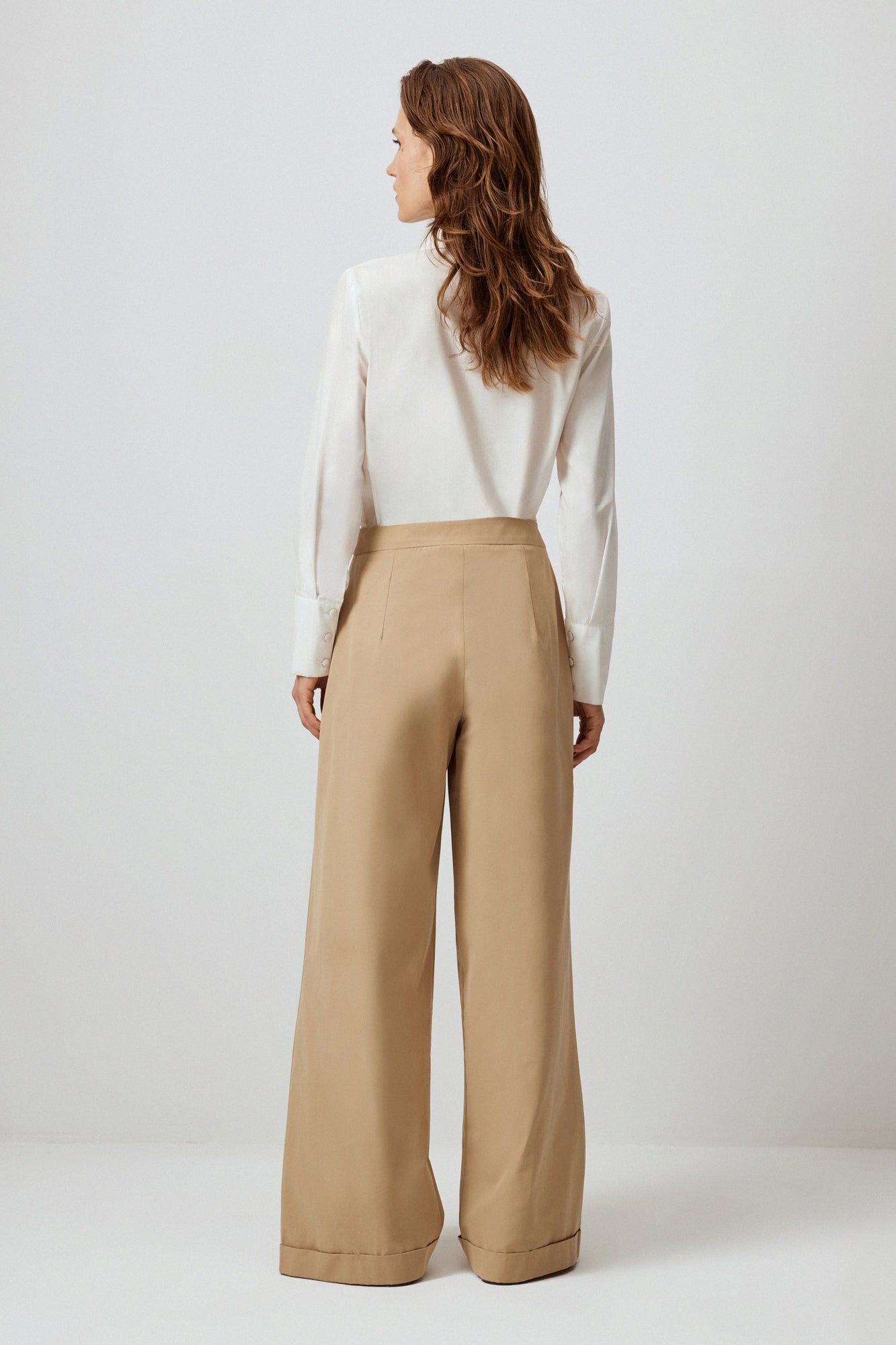 PLEATED RELAX FIT TROUSERS