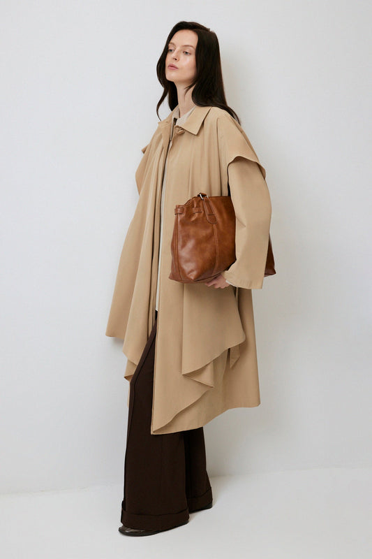 LOOSE LONG TRENCHCOAT