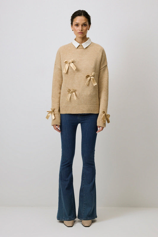 BOW DETAILED KNITWEAR SWEATER