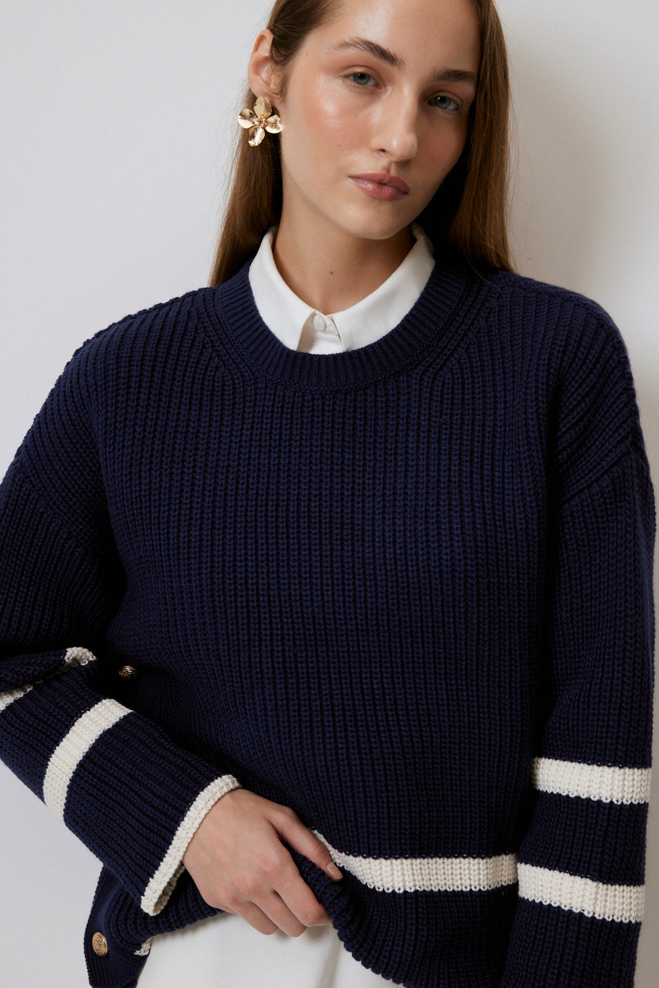 JUMPER FEATURING GOLD BUTTONS