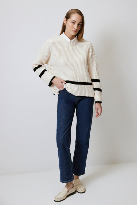 JUMPER FEATURING GOLD BUTTONS