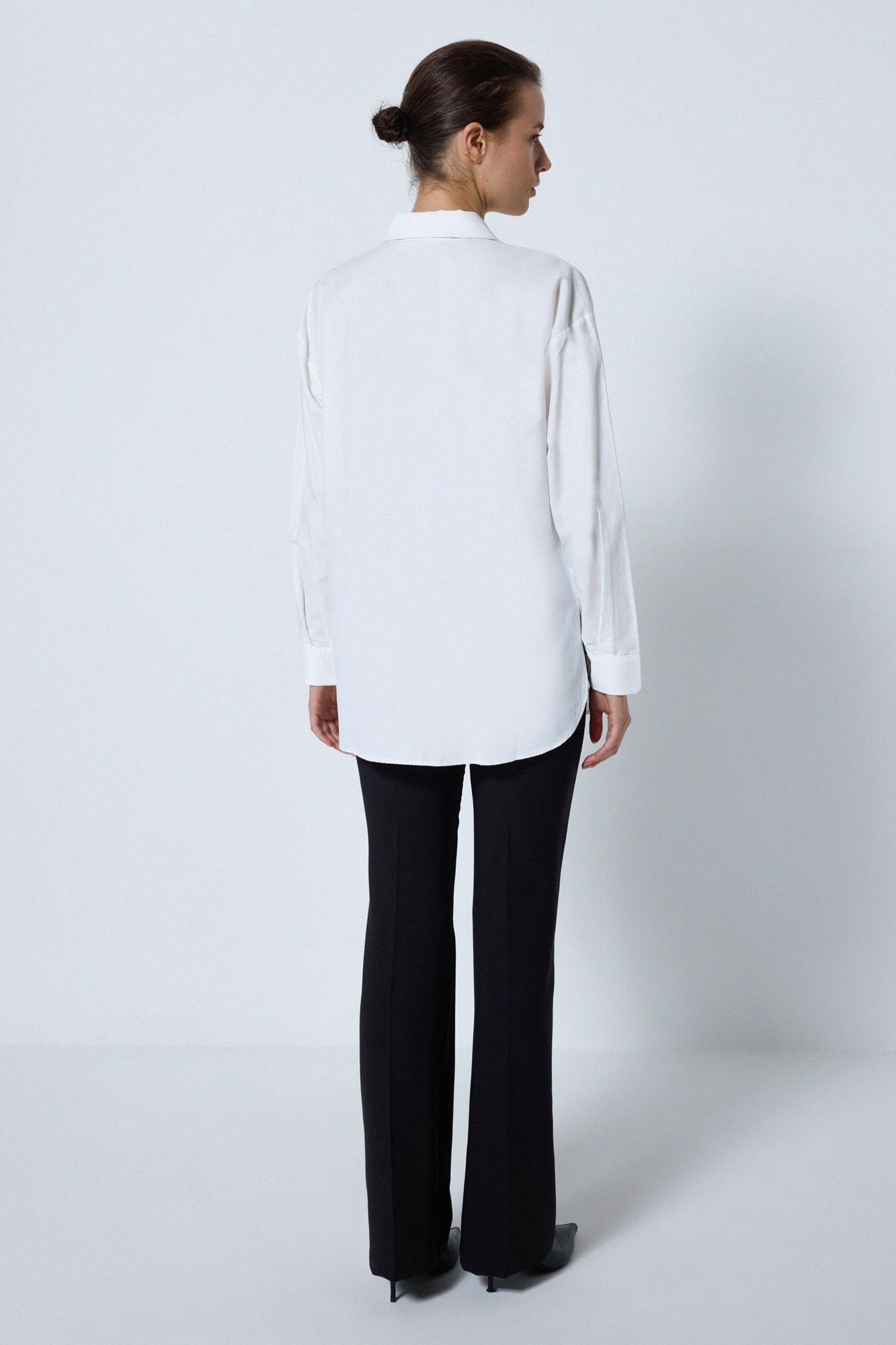 LACE DETAILED POPLIN SHIRT