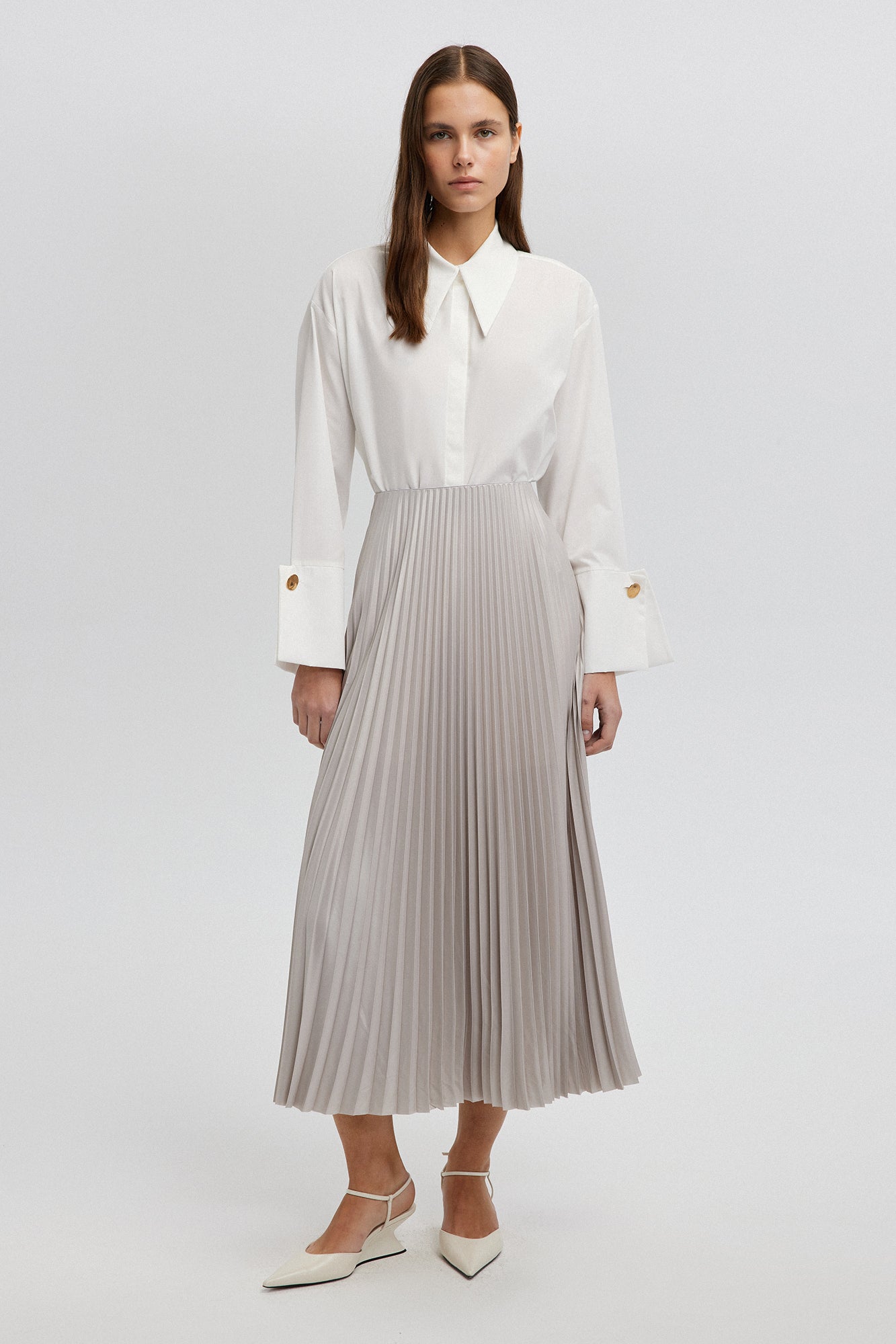 PLEATED SKIRT