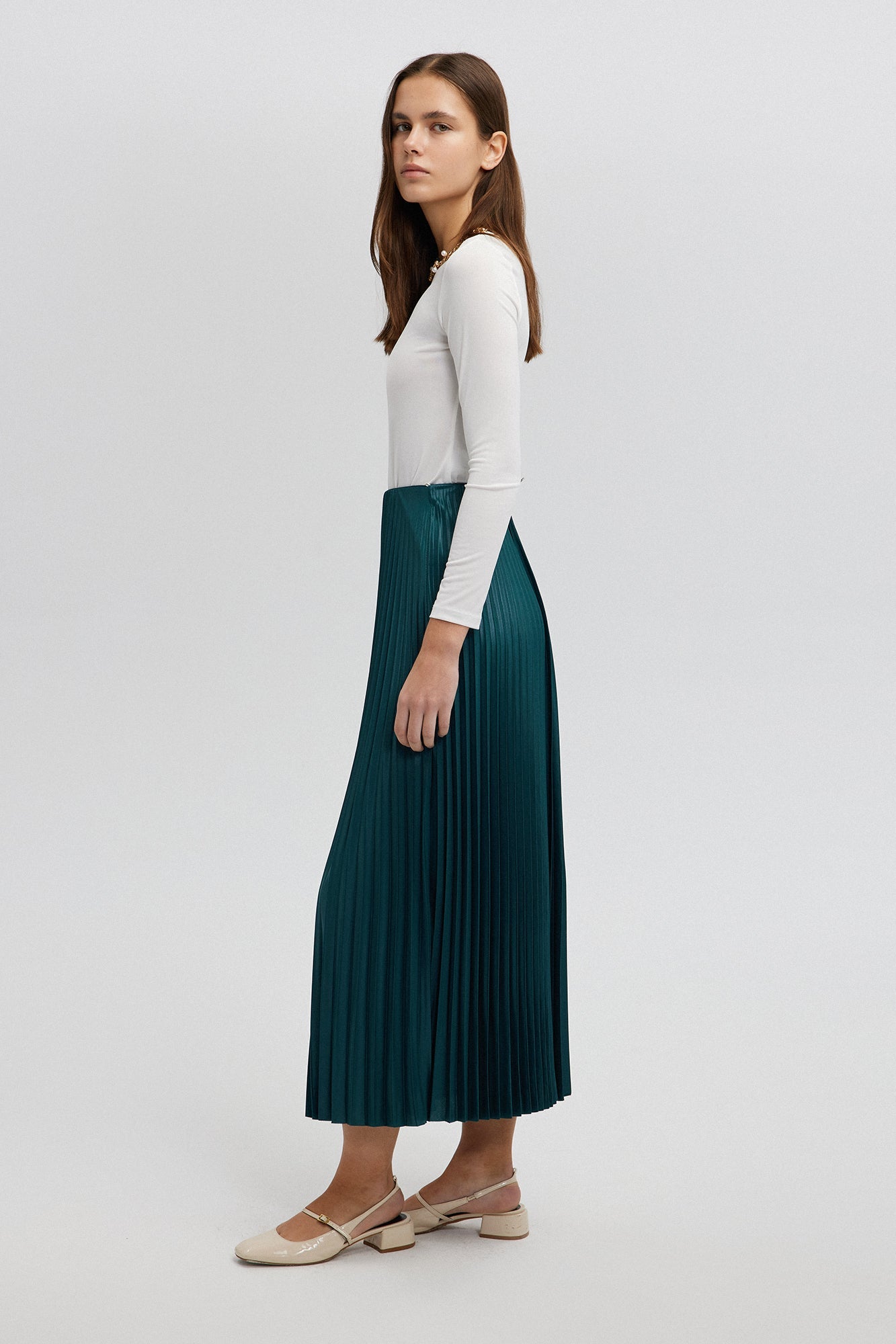 PLEATED SKIRT