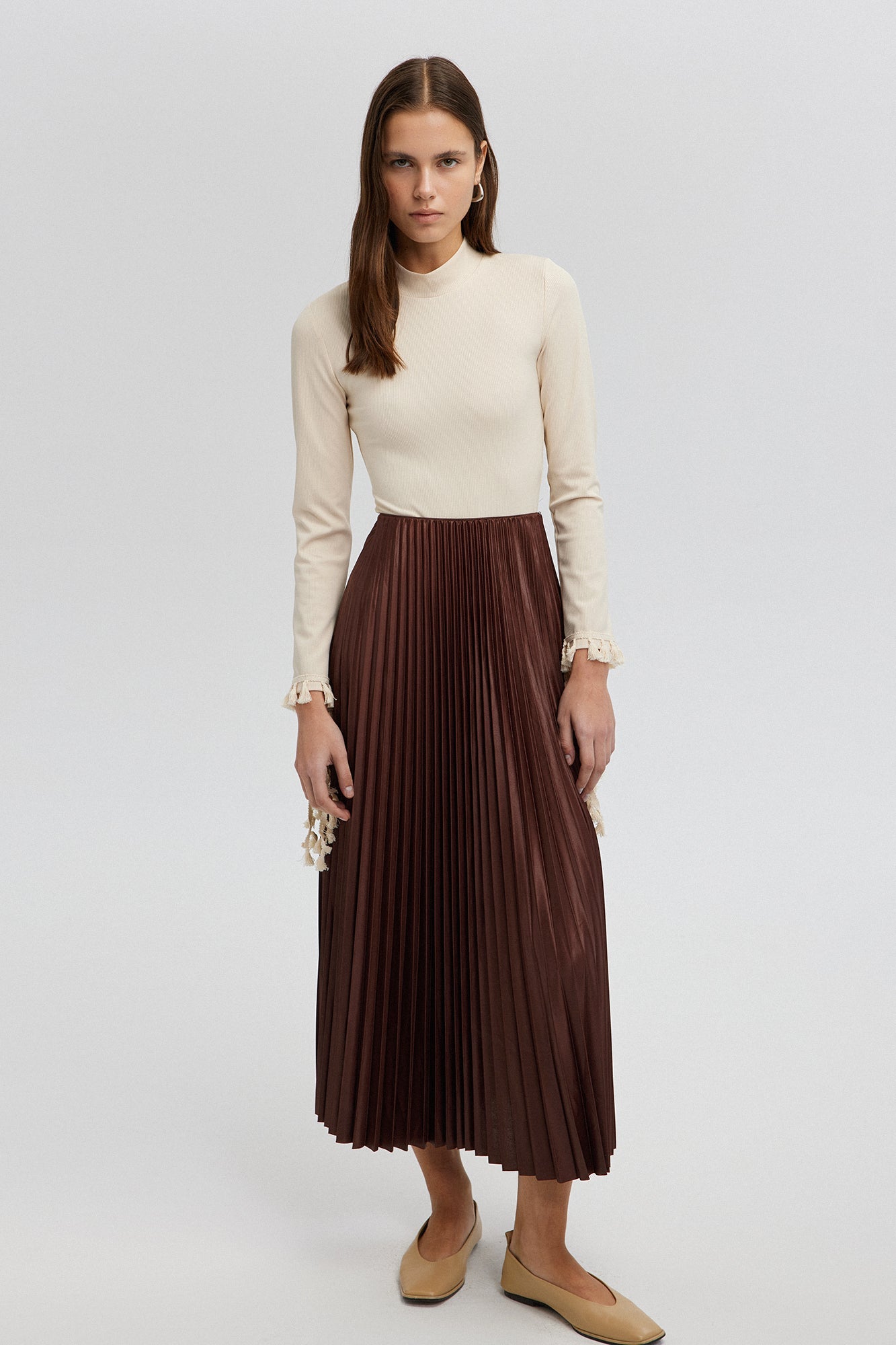 PLEATED SKIRT