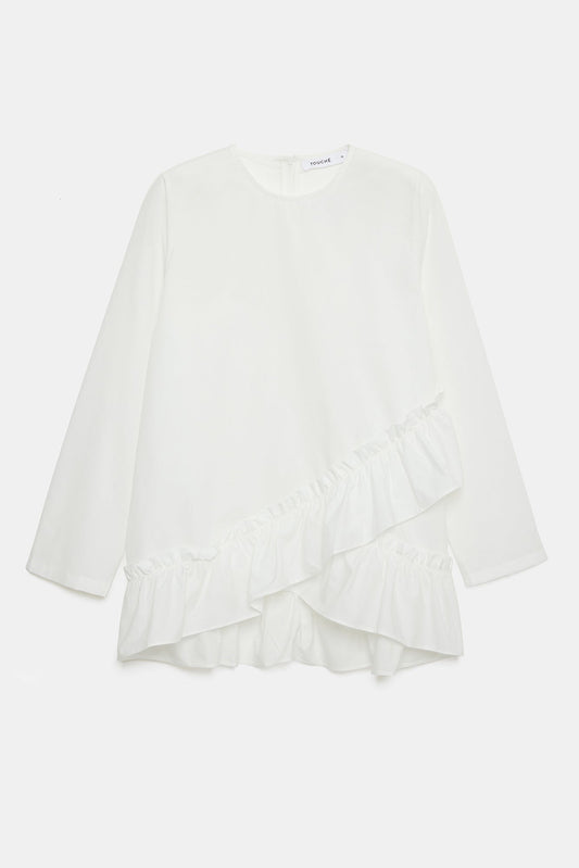 RUFFLE DETAILED TUNIC