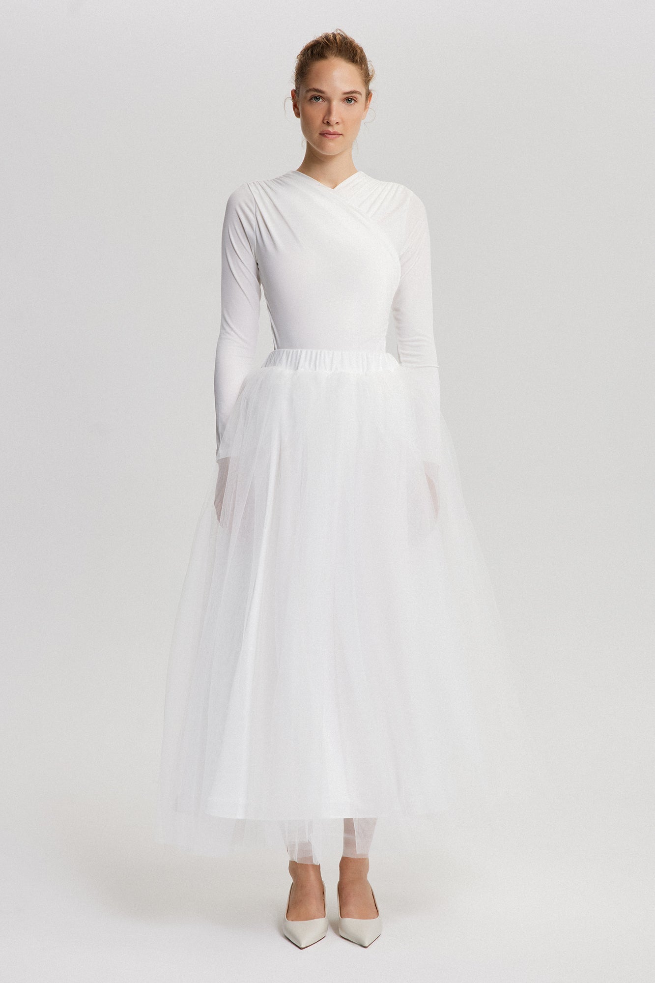 TULLE SKIRT WITH PETTICAOT