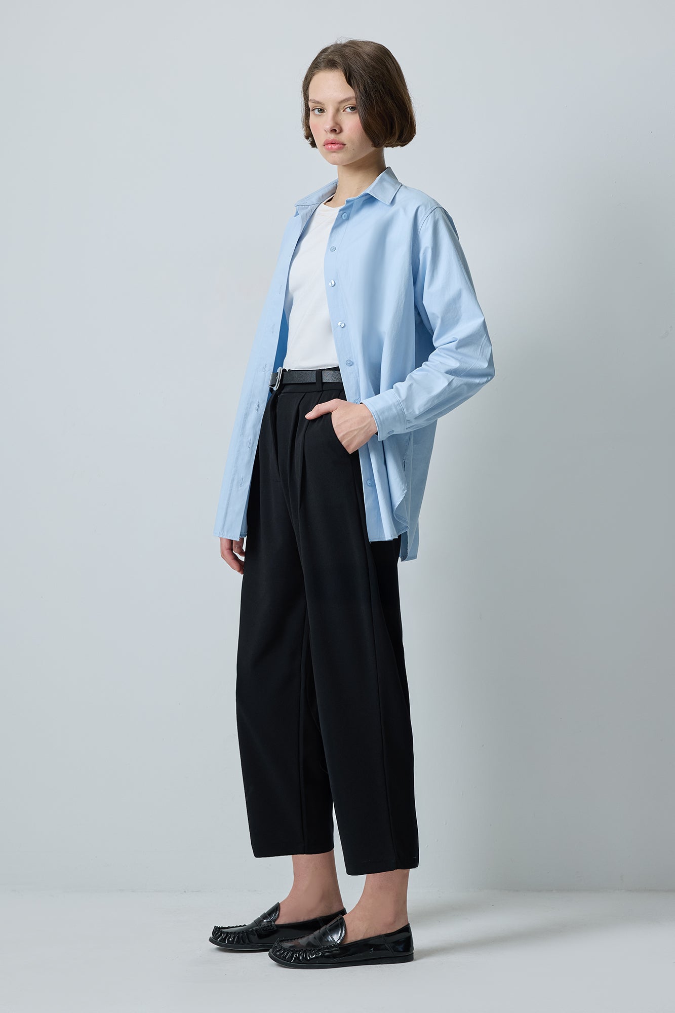 DOUBLE PLEATED TROUSERS