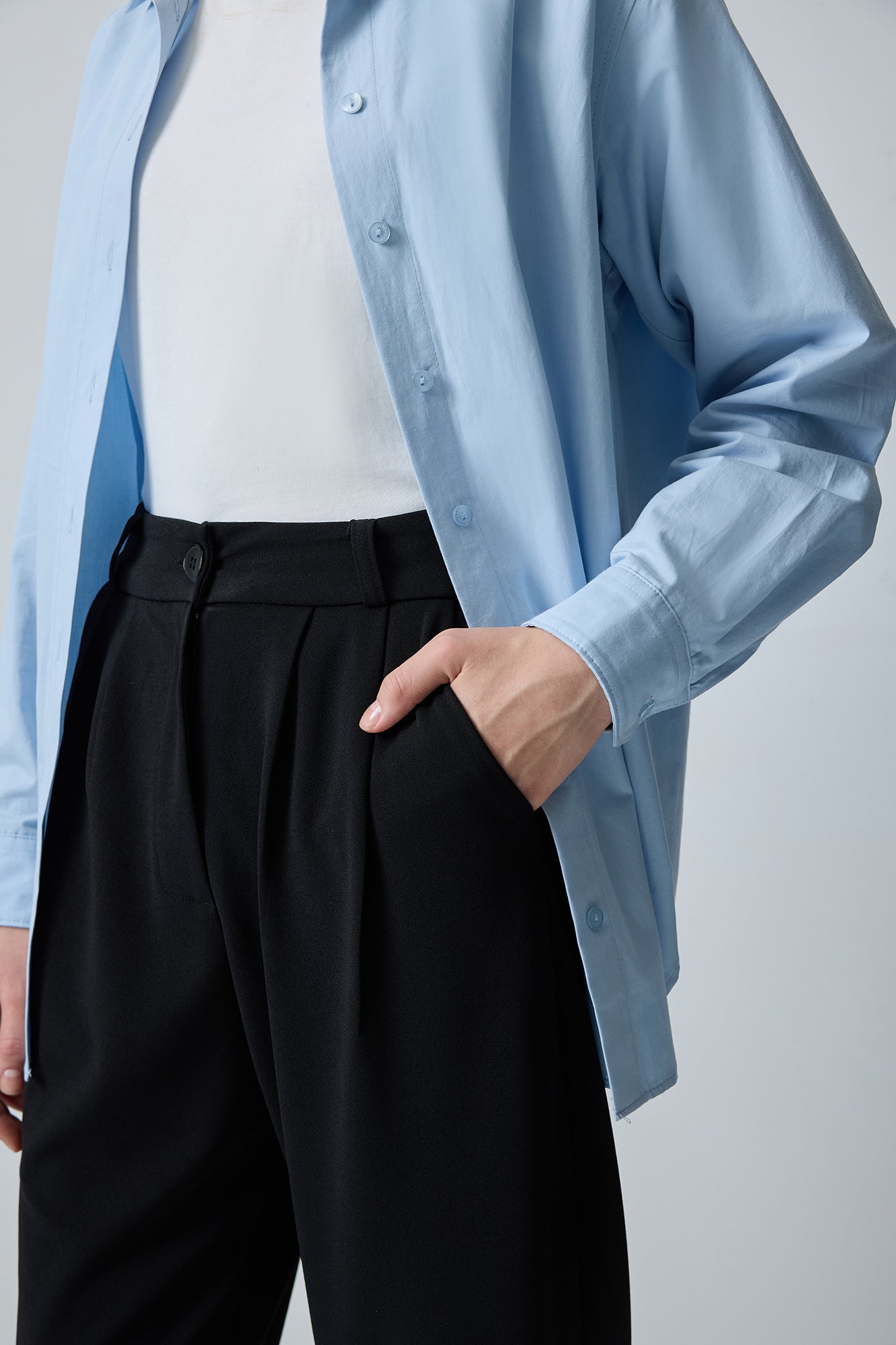 DOUBLE PLEATED TROUSERS