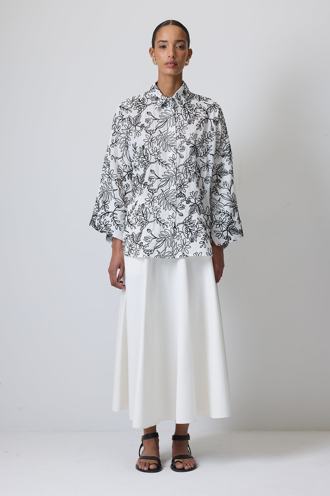 EMBROIDERY DETAIL SHIRT